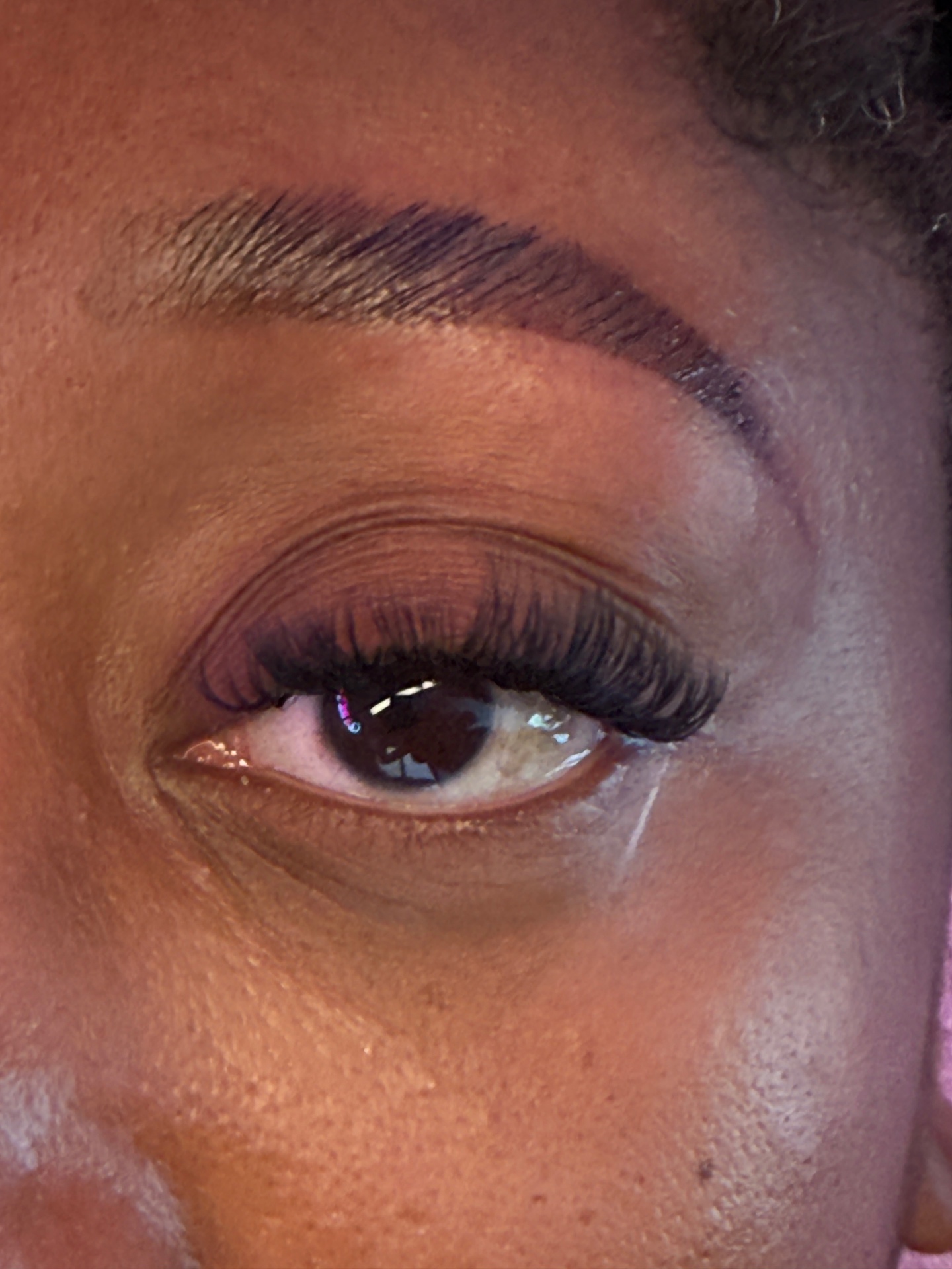 Brow Lamination & Tint — after
